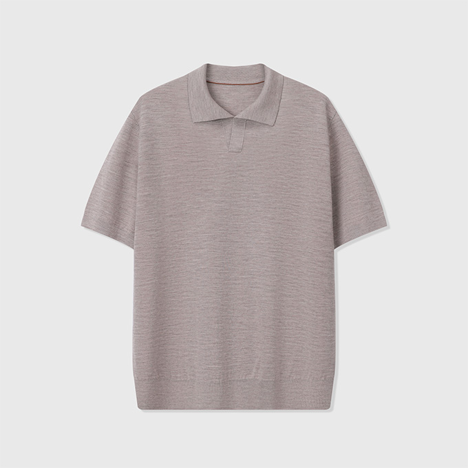 loro piana empire pure wool short sleeve polo shirt